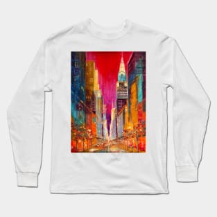 Chrysler Building. New York Long Sleeve T-Shirt